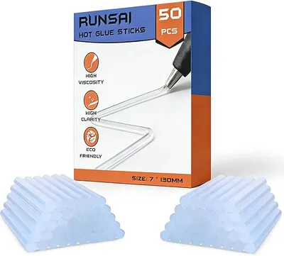 RUNSAI Barras Silicona Caliente 7mm para Pistola Silicona Pequeña