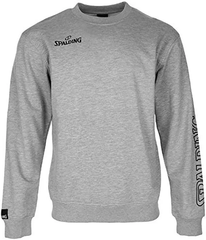 Sudadera Spalding Team II Crewneck Gris Melange XXL