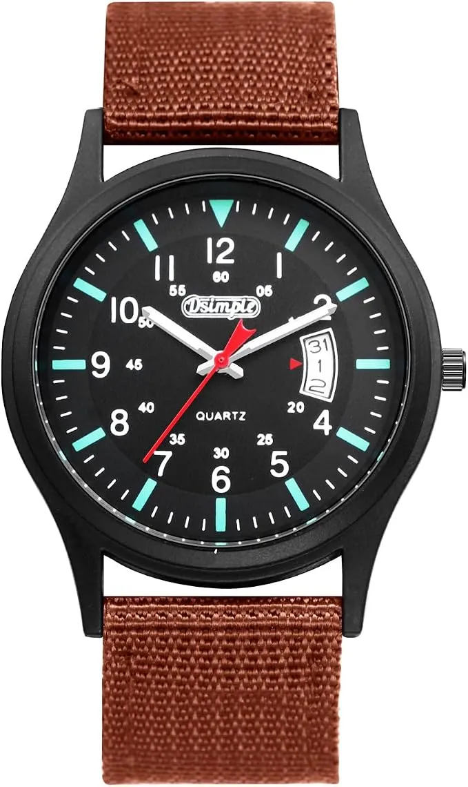 OIDEA Reloj Táctico Militar Hombre Cuarzo Analógico Deportivo Exterior