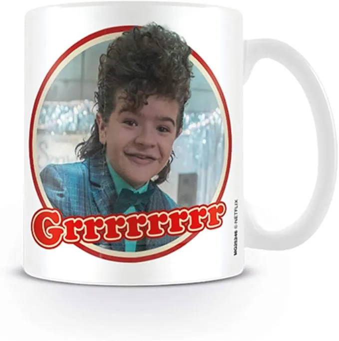 Taza de Cerámica Stanger Things Dustin 315ml Licencia Oficial