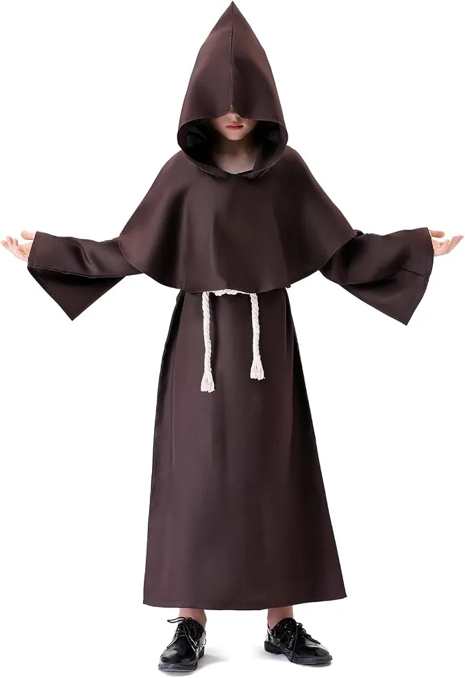 Disfraz Medieval Infantil Banchif con Capa Gigante para Halloween y Carnaval