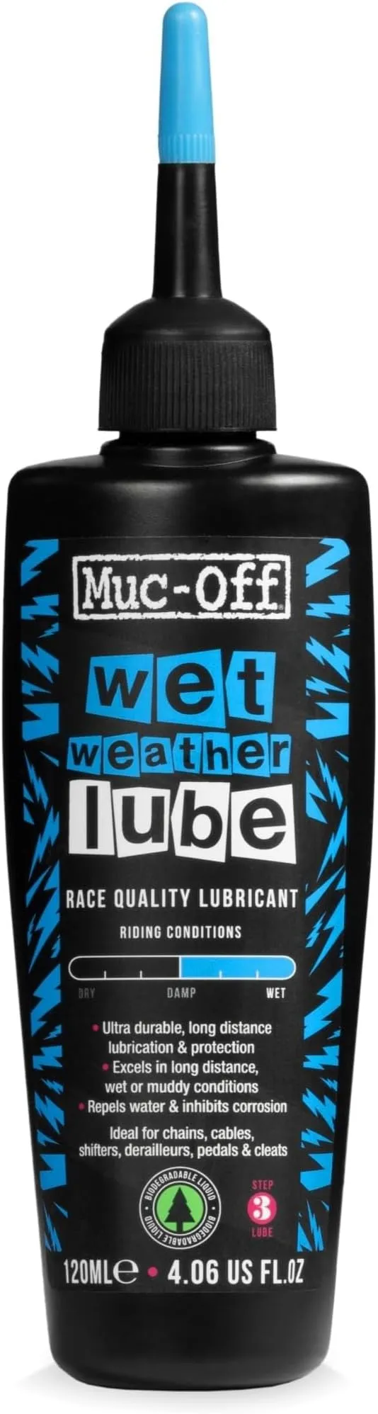 Muc-Off Lubricante de Cadena para Lluvia y Barro 120ml