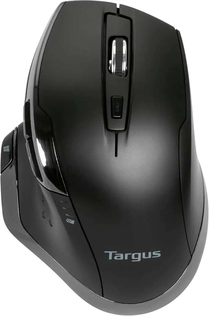 Targus Ratón Inalámbrico Ergo Antimicrobiano para Mano Derecha - Negro