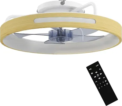 Ventilador HOMCOM LED