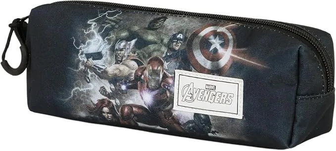 Estuche Portatodo Cuadrado Marvel Los Vengadores FAN 2.0 Verde