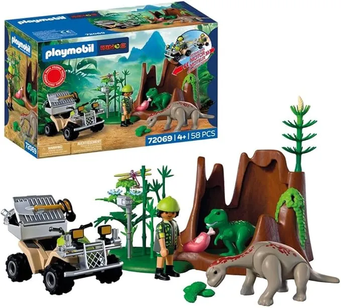 PLAYMOBIL 72069 Dinos Escondite de Dinosaurios