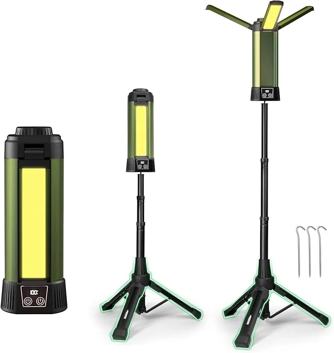 Foco LED Recargable Arofaue con TrÃpode y Soporte Magnético