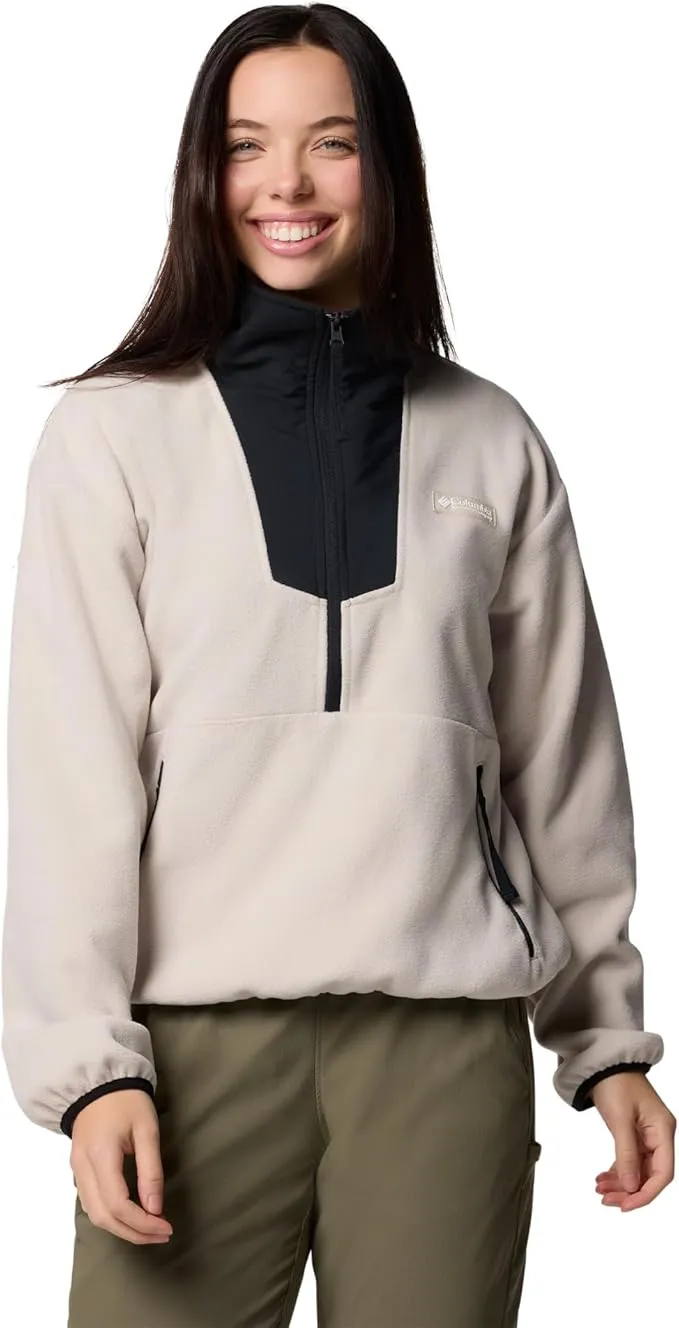 Columbia Forro polar multipolar con media cremallera para mujer