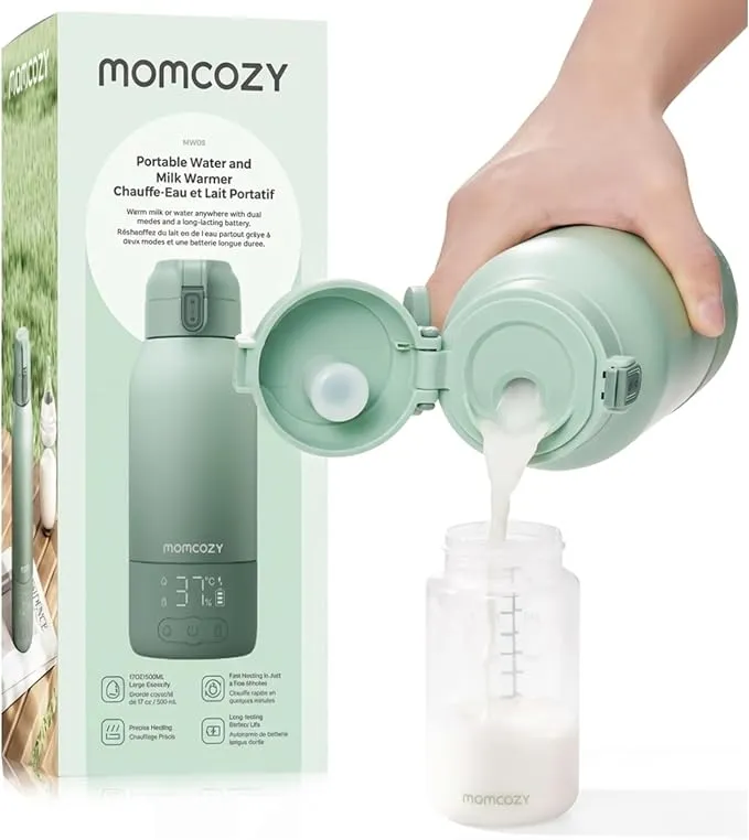 Momcozy MW05 Calienta Biberones Portátil 500ml - Ideal para Viajes