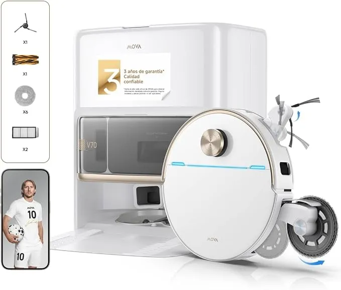 Robot Aspirador MOVA dreame V70 Ultra Complete Blanco
