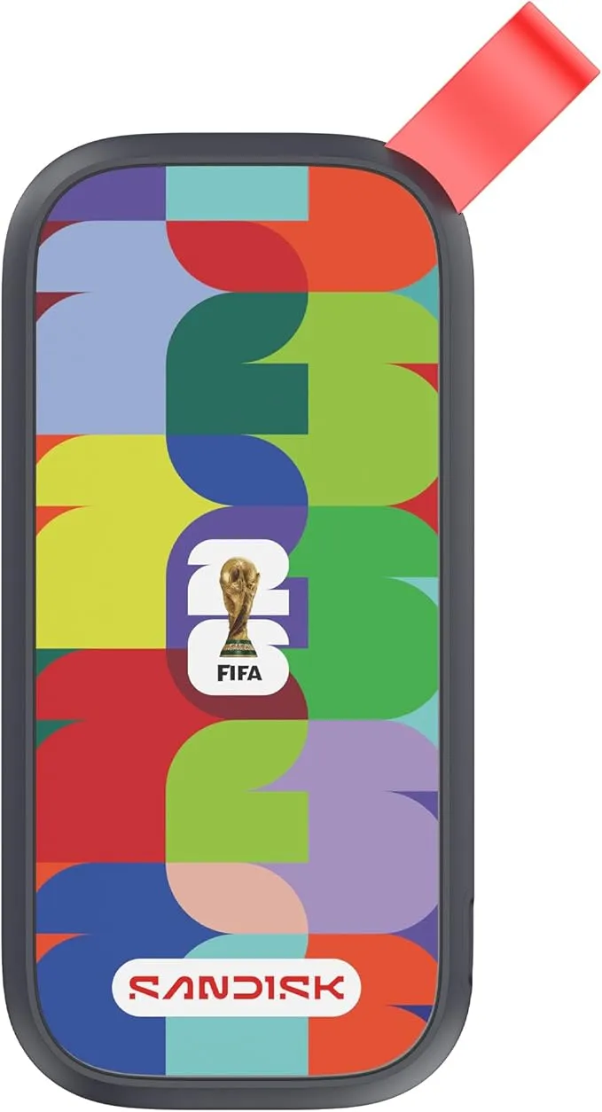 Sandisk Portable SSD 1TB Edición FIFA World Cup 2026 - Velocidad y Portabilidad