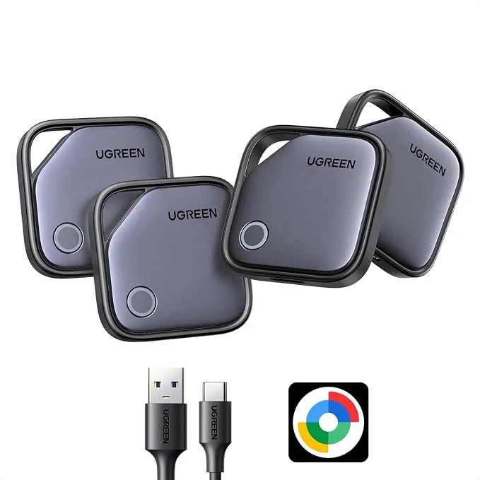 Pack 4 Localizadores Inteligentes UGREEN FineTrack G para Android