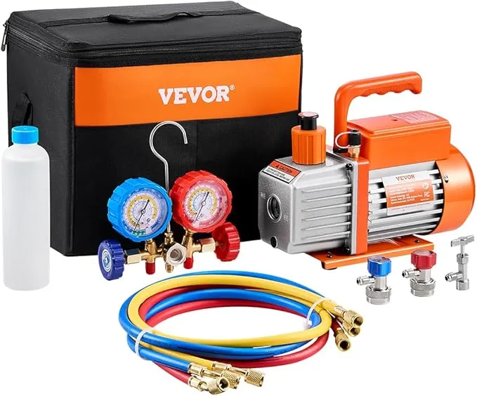Bomba de vacÃo para aire acondicionado VEVOR 3,5 CFM