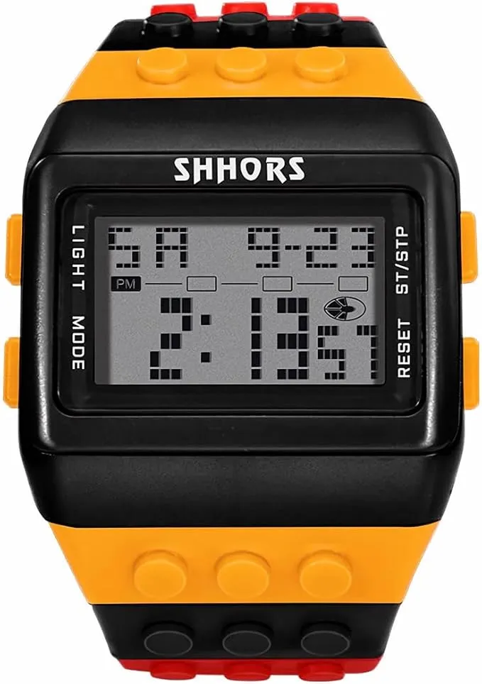 FENKOO Neutral Arco Iris Reloj de Pulsera Digital, Negro
