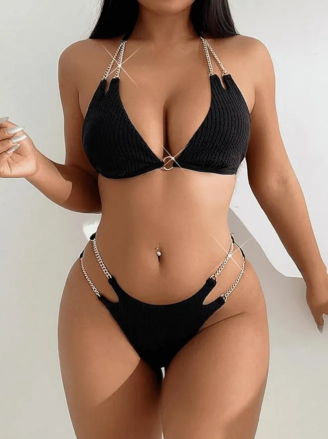 BIKINI MUJER MODA NEGRO