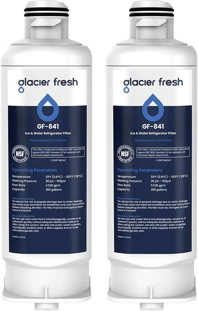 Filtro de Agua de Repuesto Glacier Fresh HAF-Qin (Pack de 2)