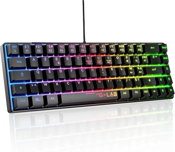 The G-Lab Keyz Hydrogen - Teclado Gaming Qwert