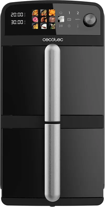 Cecotec Freidora de Aire Vertical Cecofry DuoLevel 10000 - 10L, 2400W