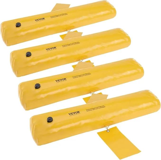 VEVOR Barrera Antiinundaciones PVC Reutilizable para Puerta de Garaje