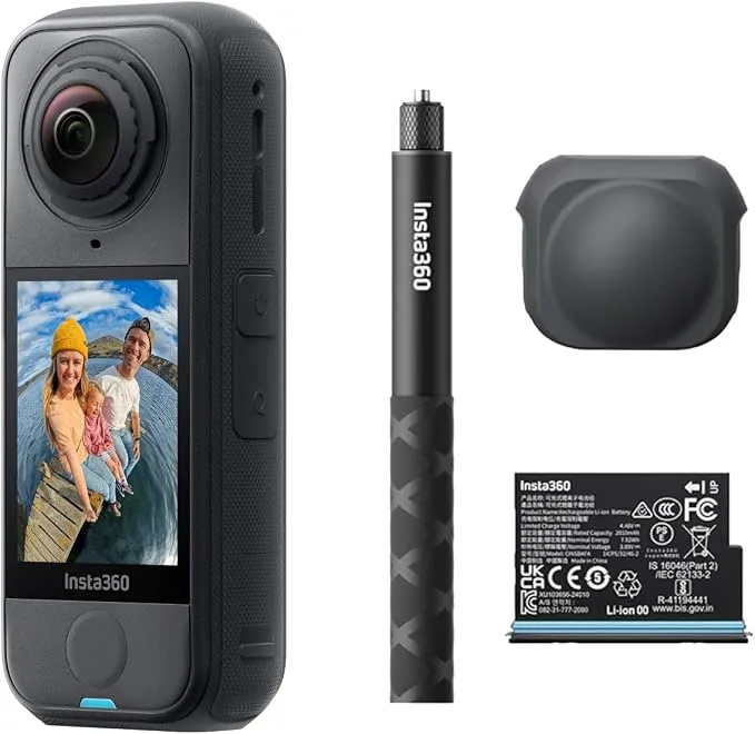 Insta360 X4 Air Black Graphite: Cámara 360° 8K para Aventuras Inmersivas
