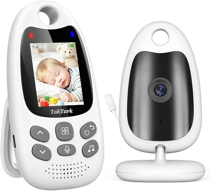 TakTark Vigilabebés con Cámara LCD 2.0'' Inalámbrico