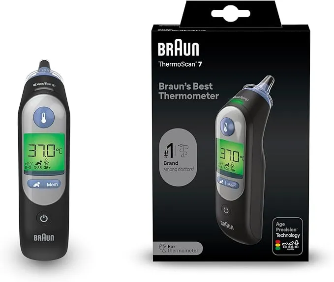 Braun ThermoScan 7 Termómetro de oído con Tecnología Age Precision