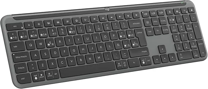 Logitech Signature Slim K950: Teclado Inalámbrico Bluetooth y Receptor Logi Bolt
