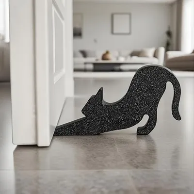 Tope de Puerta Gato Negro
