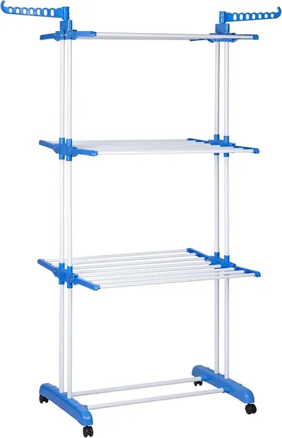 Tendedero Vertical Plegable De Alta Capacidad de Ropa