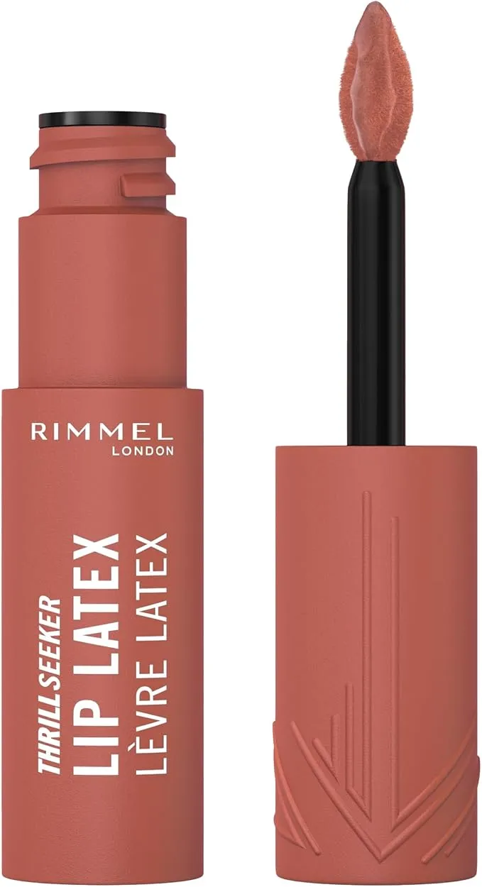 Rimmel London Thrill Seeker Lip Latex Labial Líquido Tono Sassy 100 (6ml)