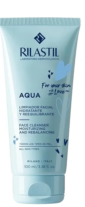 Rilastil Aqua Limpiador Facial Suave y Cremoso
