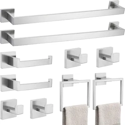 SET 10 ACCESORIOS ACERO