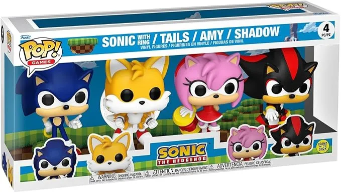 Funko Pop! Games: Sonic The Hedgehog 4 Pack