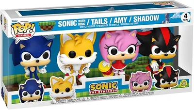 Funko Pop! Games: Sonic The Hedgehog 4 Pack