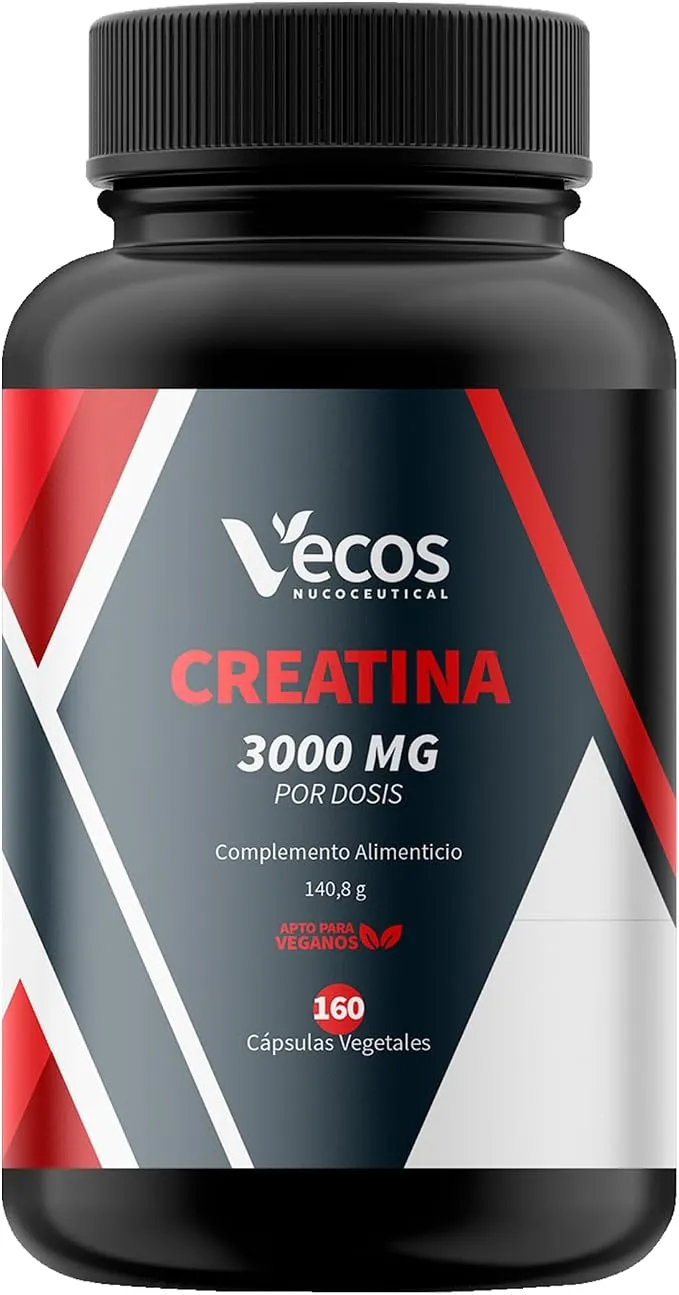 Creatina Monohidratada Pura en Cápsulas - 160 Unidades