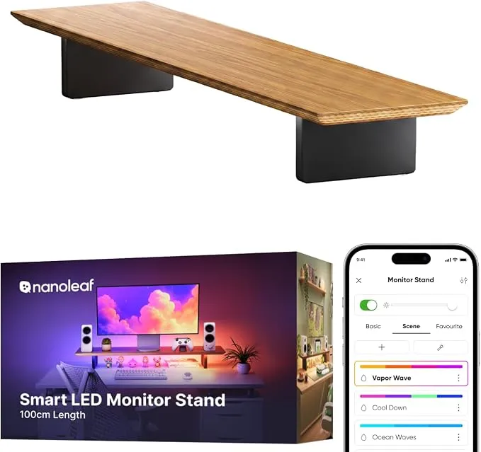 Nanoleaf Lámpara LED Inteligente 100cm para Ambiente y Estudio