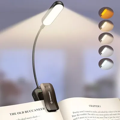Glocusent Luz Lectura Libros Cama