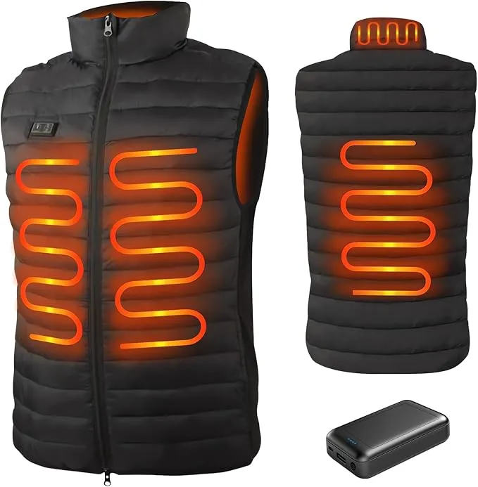 Chaleco Calefactable Hombre con Batería 10000 mAh - Oferta Amazon