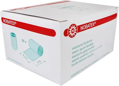 Nobatex Mull Compresa Tensar 4mx8cm 20 Unidades