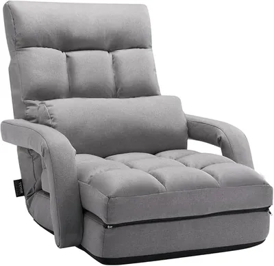 Sillón de Suelo Plegable VEVOR con 5 Posiciones y Respaldo Ajustable