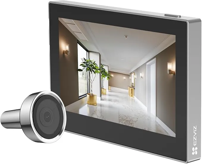 Mirilla Digital EZVIZ CP2 con Pantalla 4.3" y Cámara 1080P
