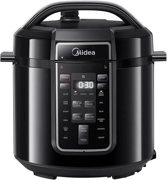 Midea Olla Eléctrica Multifunción 9 en 1 con 12 Programas