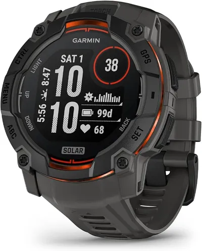 Garmin Instinct 3 Solar 50 mm Reloj Inteligente GPS Blanco