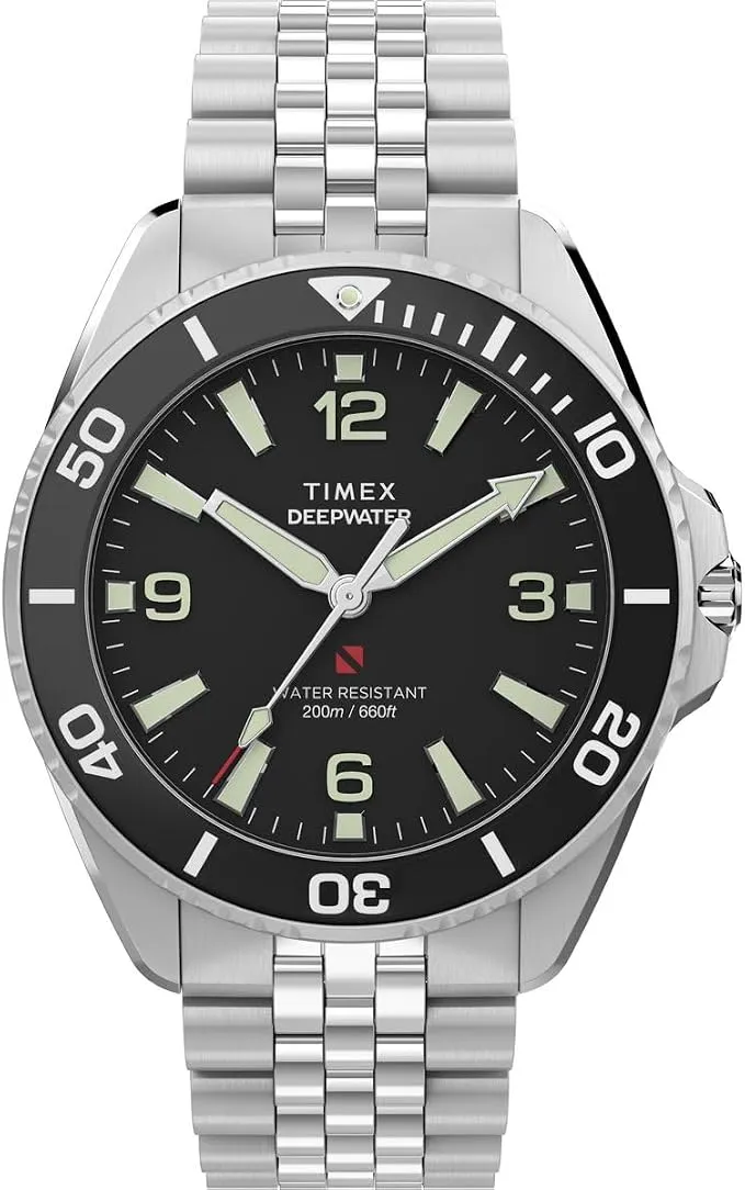 Reloj Timex Deepwater Acero Inoxidable Hombre Sumergible