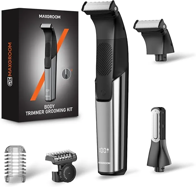 MAXGROOM Afeitadora Corporal Masculina 2 en 1 Depiladora Hombre