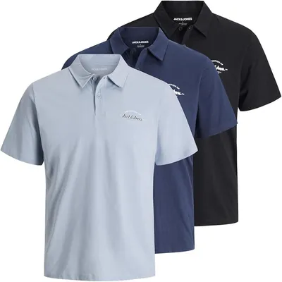 Pack de 3 Polos para Hombre - JACK & JONES