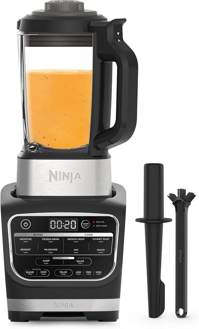 Batidora Ninja Foodi 1000W: Vaso y Sopera Eléctrica Potente