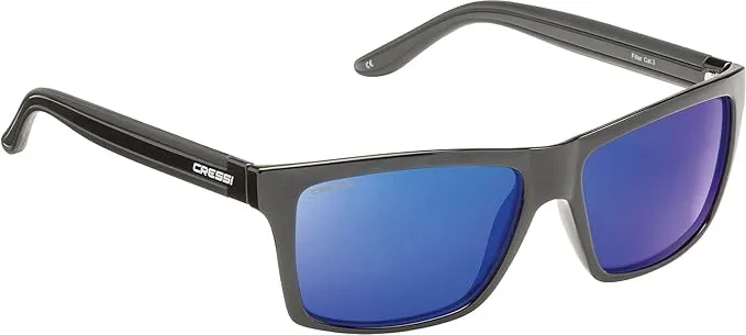 Cressi RIO SUNGLASSES BLACK/BLUE LENS