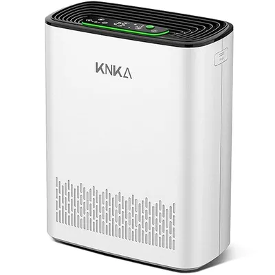 KNKA Purificador de aire, CADR 300 m³/h, hasta 80 m², Rendimiento HEPA