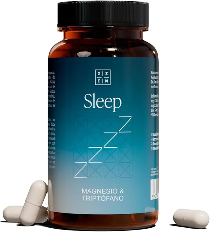ZZEN Sleep: Magnesio Bisglicinato, L-Triptófano y Valeriana para Mejorar el Descanso Nocturno